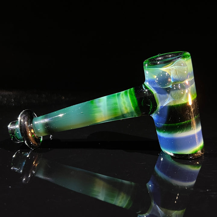 Green Money Hash Hammer Glass Pipe KOP Glass   