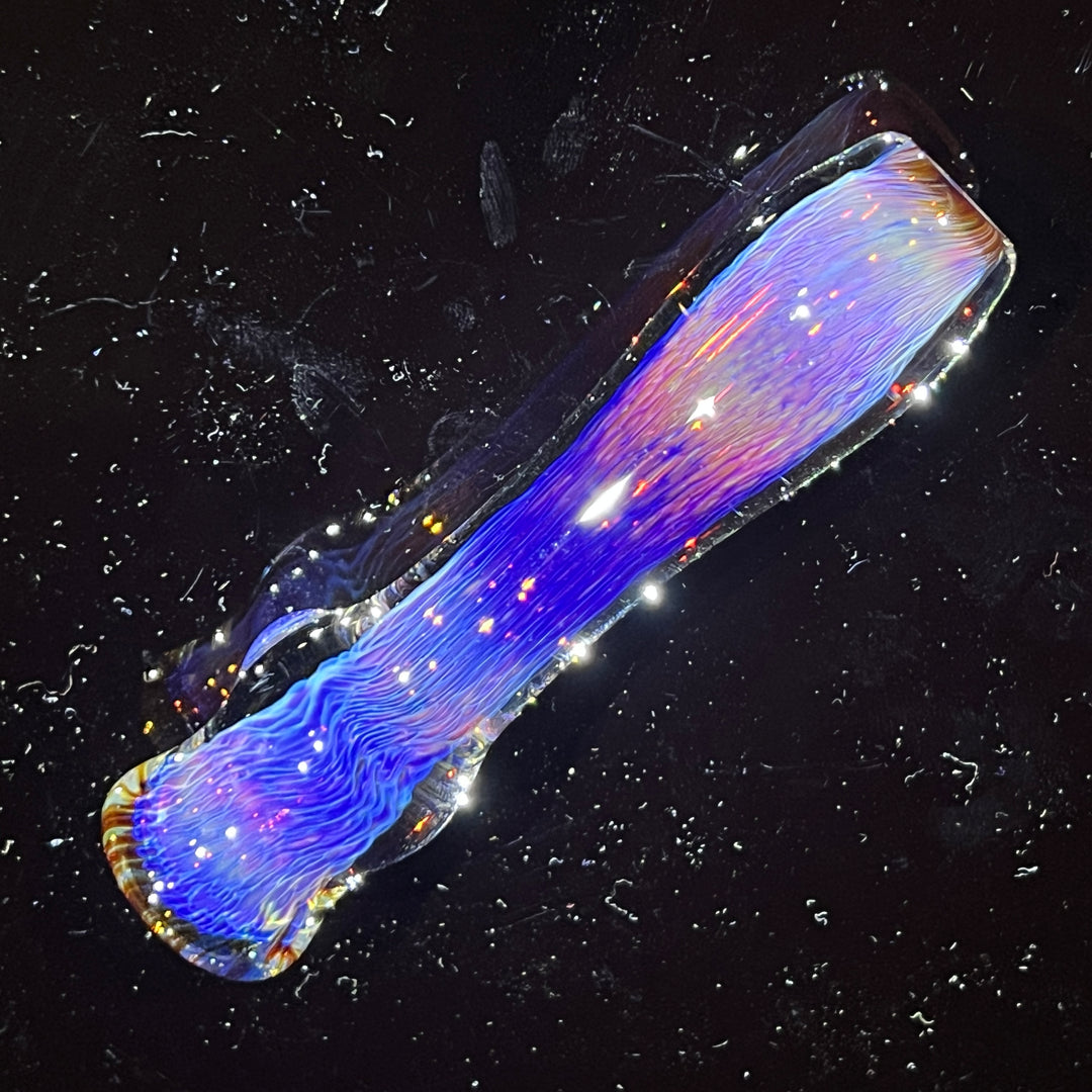 Thick Purple Chillum Glass Pipe Chuck Glass