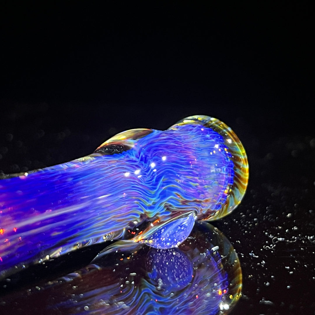 Thick Purple Chillum Glass Pipe Chuck Glass