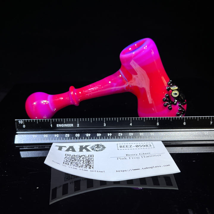 Pink Frog Hammer  Beezy Glass   