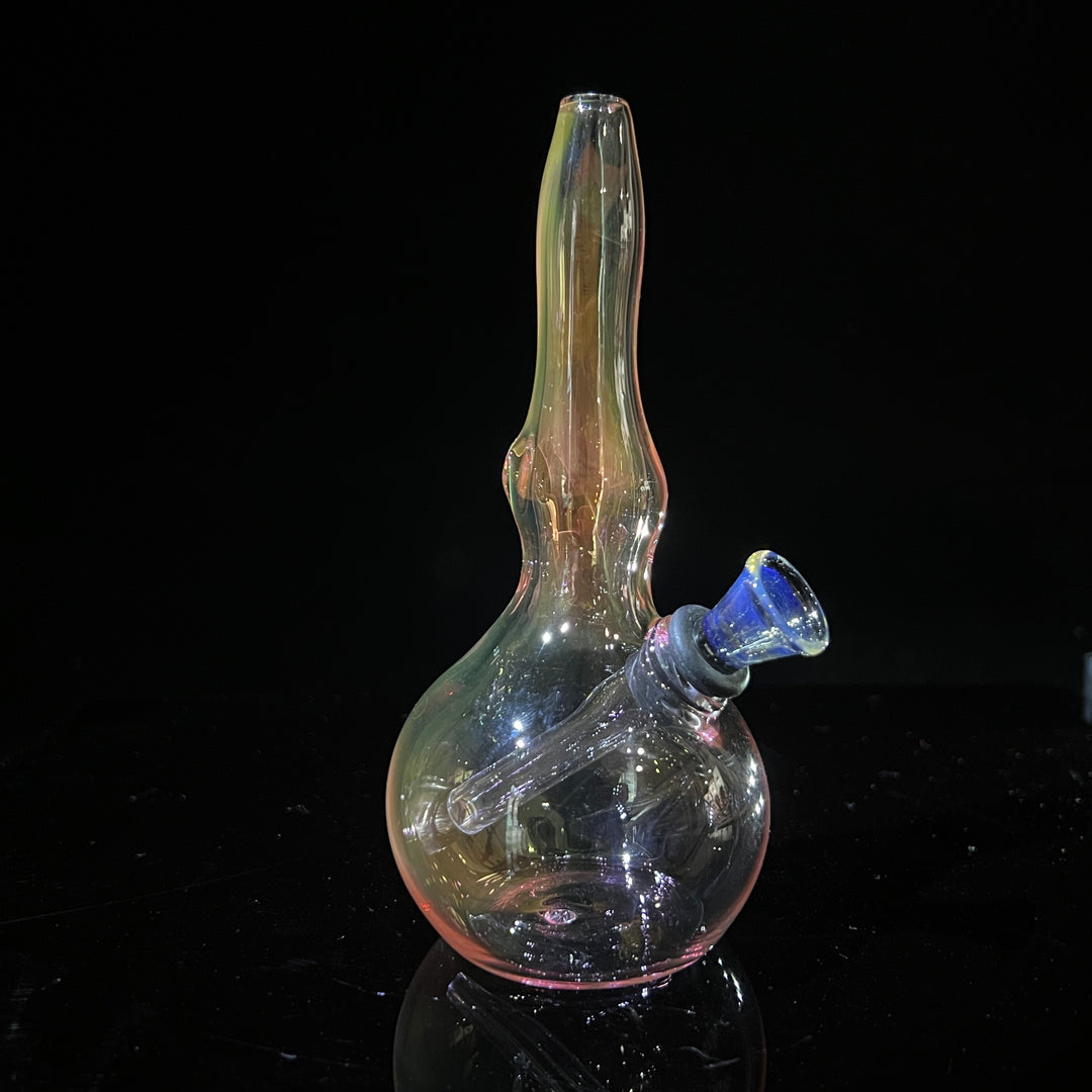 5" Gold Fumed Mini Bong Glass Pipe Mary Jane's Glass   