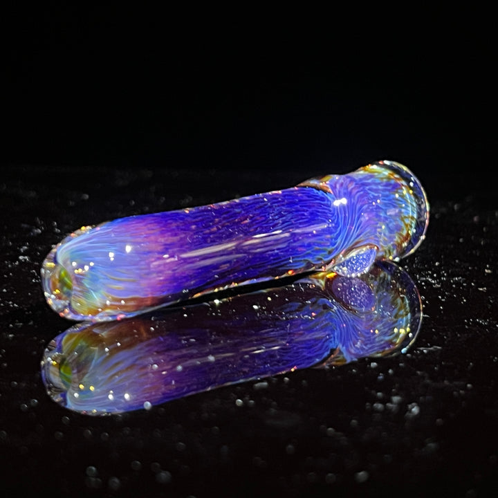 Thick Purple Chillum Glass Pipe Chuck Glass