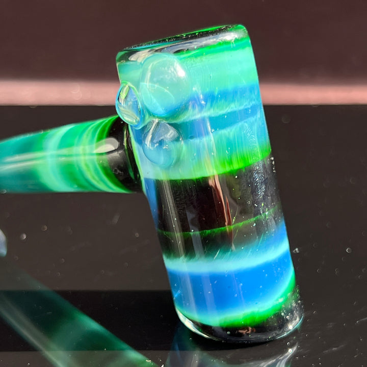 Green Money Hash Hammer Glass Pipe KOP Glass   