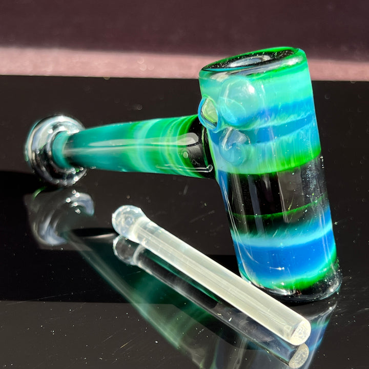 Green Money Hash Hammer Glass Pipe KOP Glass   