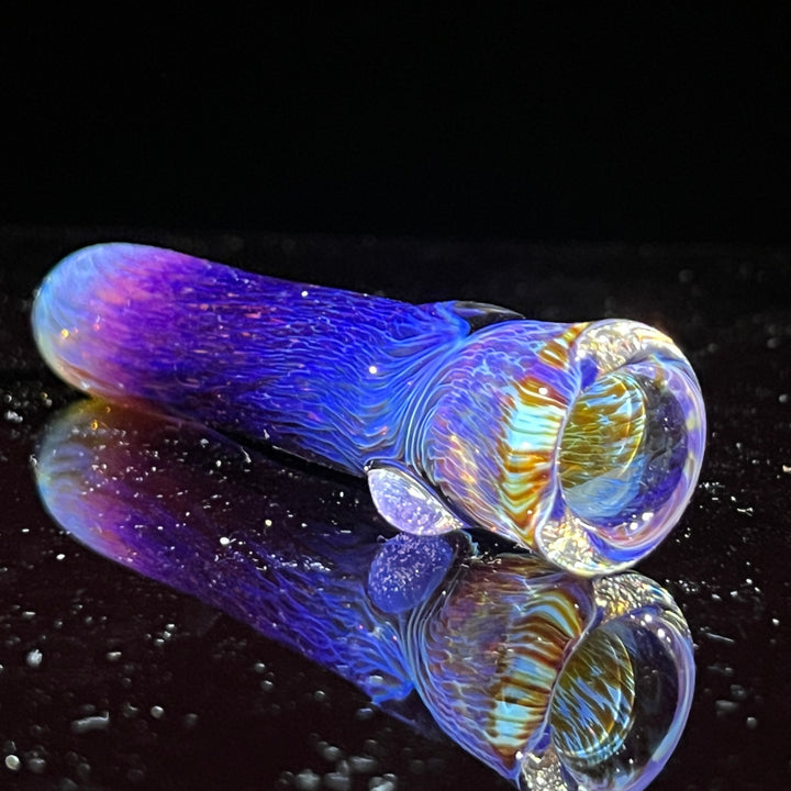 Thick Purple Chillum Glass Pipe Chuck Glass