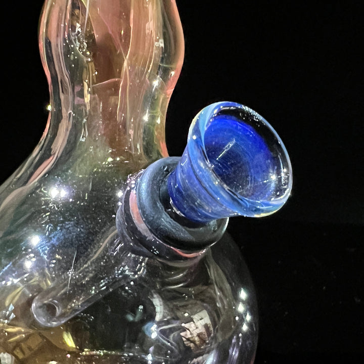 5" Gold Fumed Mini Bong Glass Pipe Mary Jane's Glass   