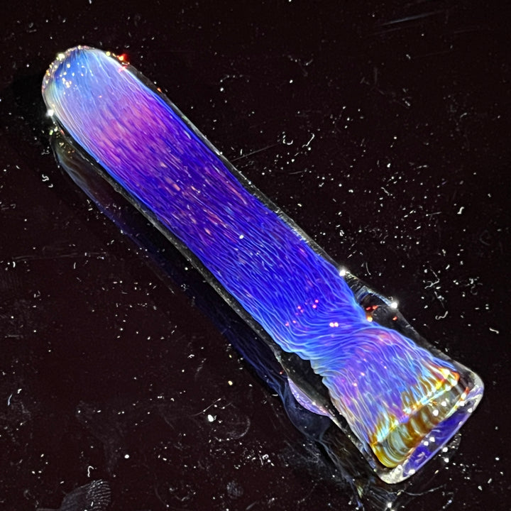 Thick Purple Chillum Glass Pipe Chuck Glass