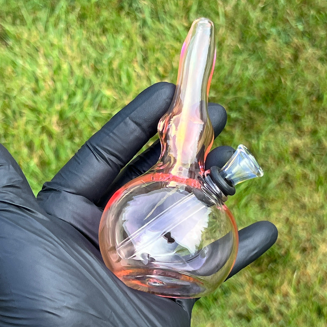 5" Gold Fumed Mini Bong Glass Pipe Mary Jane's Glass   