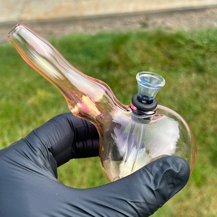 5" Gold Fumed Mini Bong Glass Pipe Mary Jane's Glass   