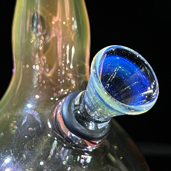 5" Gold Fumed Mini Bong Glass Pipe Mary Jane's Glass   