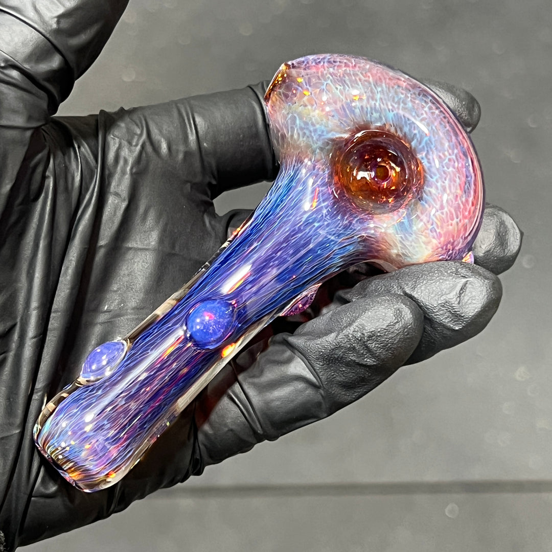 Thick Purple Pipe Glass Pipe Chuck Glass