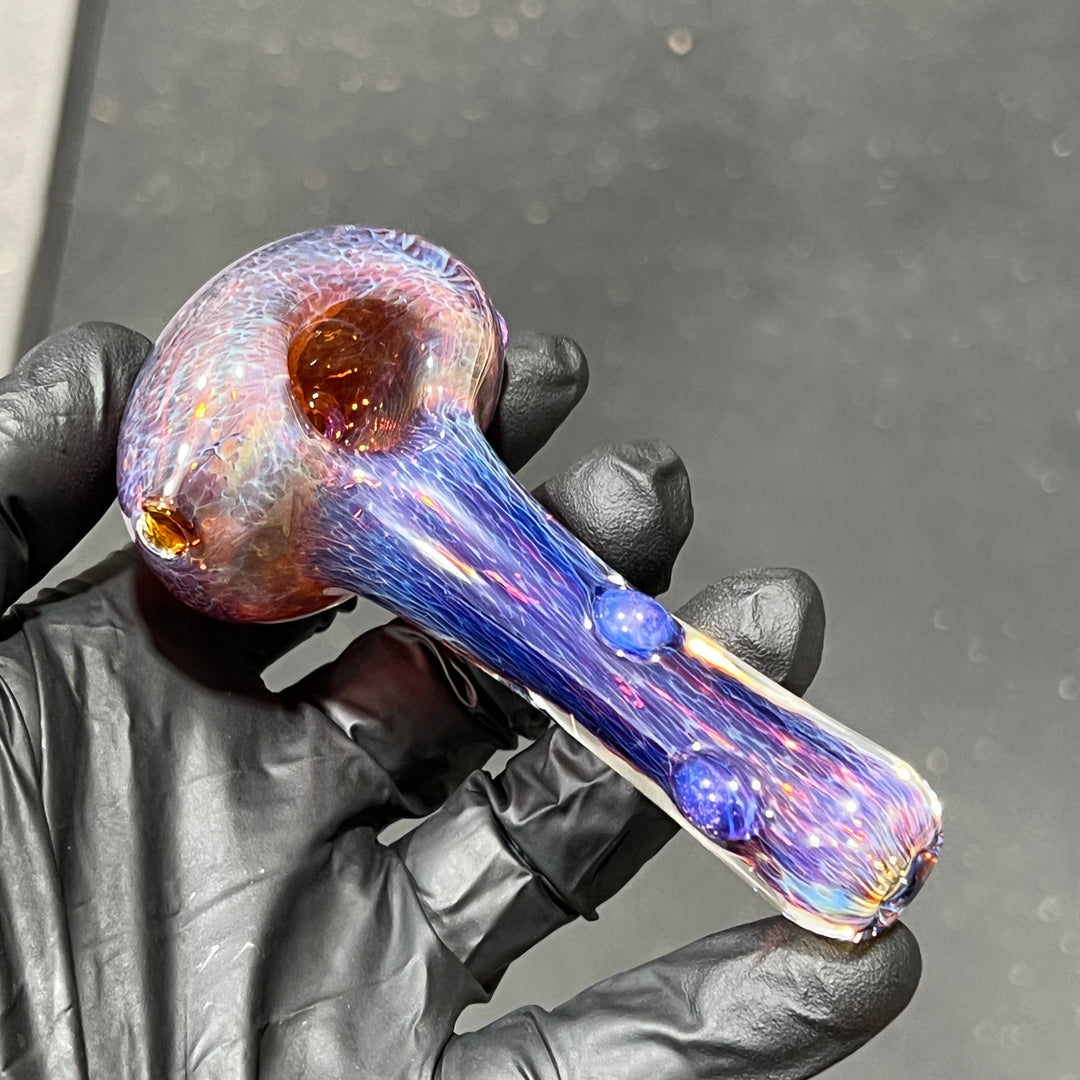 Thick Purple Pipe Glass Pipe Chuck Glass