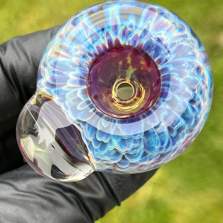 14mm Purple Nebula Pull Slide Accessory Tako Glass   