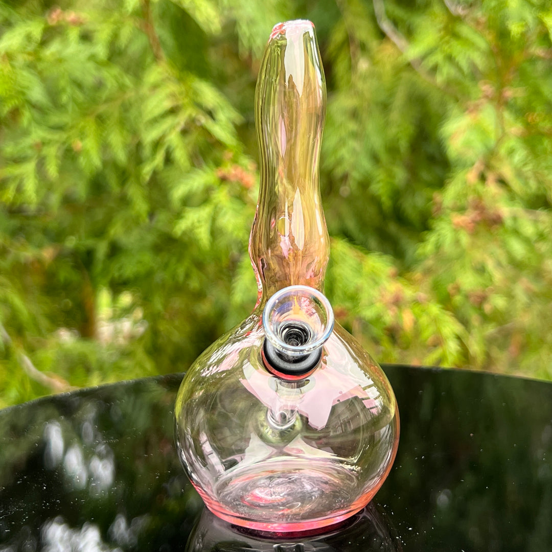 5" Gold Fumed Mini Bong Glass Pipe Mary Jane's Glass   