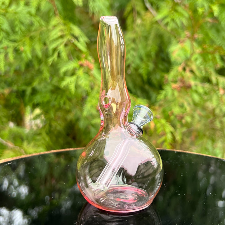 5" Gold Fumed Mini Bong Glass Pipe Mary Jane's Glass   