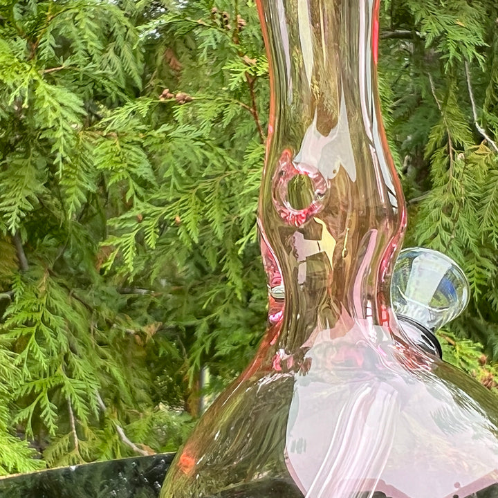 5" Gold Fumed Mini Bong Glass Pipe Mary Jane's Glass   