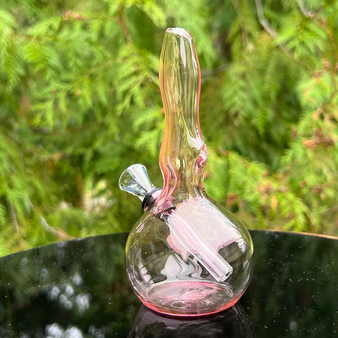 5" Gold Fumed Mini Bong Glass Pipe Mary Jane's Glass   