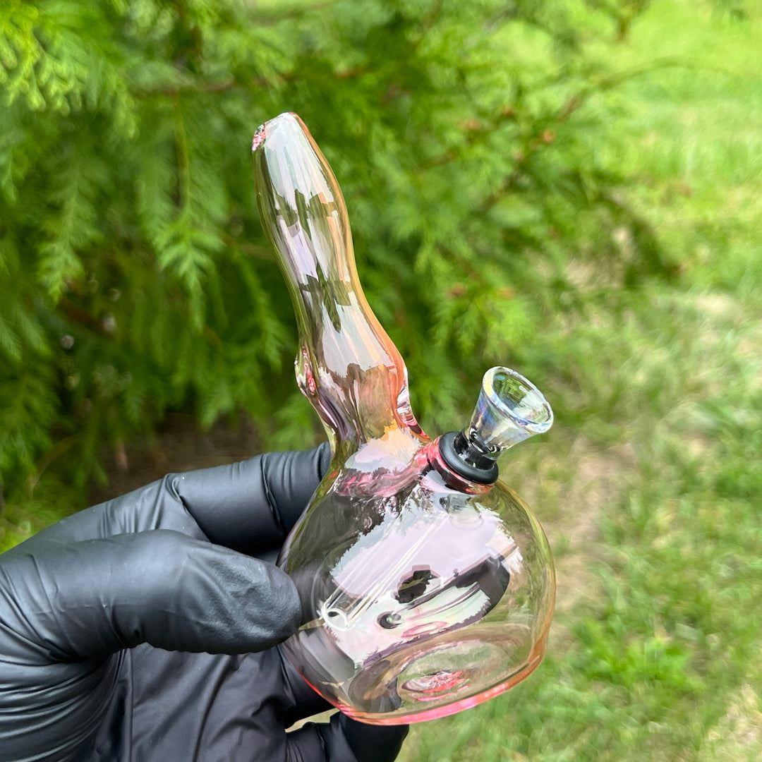 5" Gold Fumed Mini Bong Glass Pipe Mary Jane's Glass   