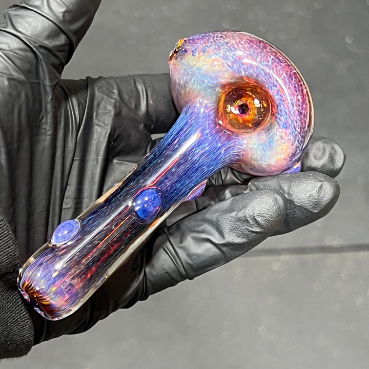 Thick Purple Pipe Glass Pipe Chuck Glass