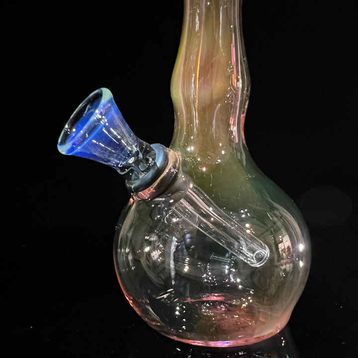 5" Gold Fumed Mini Bong Glass Pipe Mary Jane's Glass   