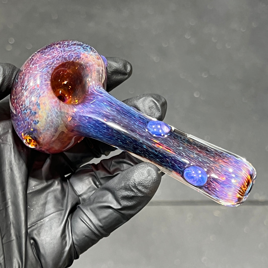 Thick Purple Pipe Glass Pipe Chuck Glass