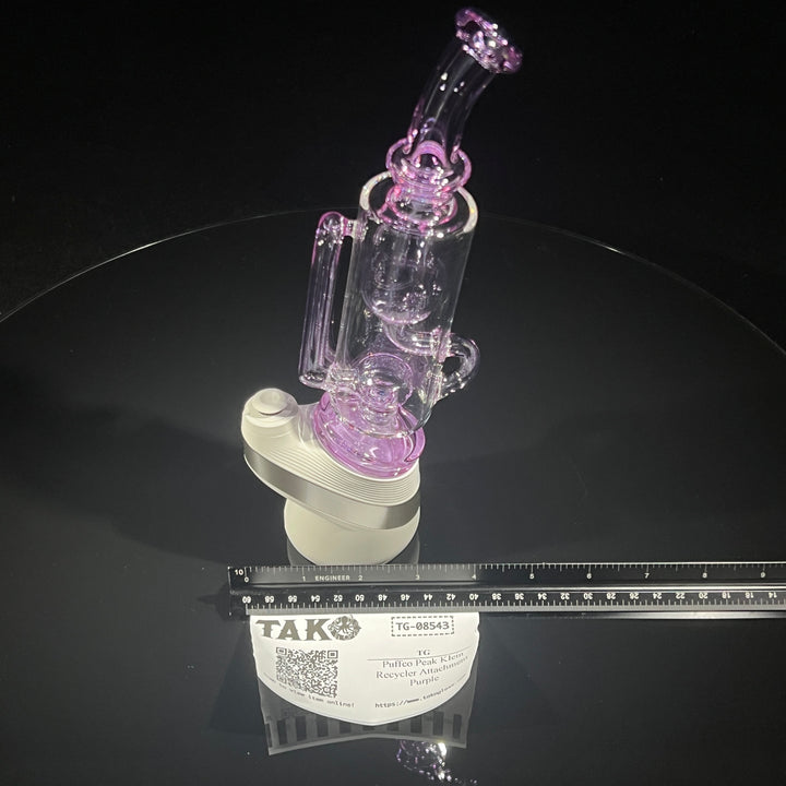 Puffco Peak Klein Recycler Attachment Glass Pipe TG