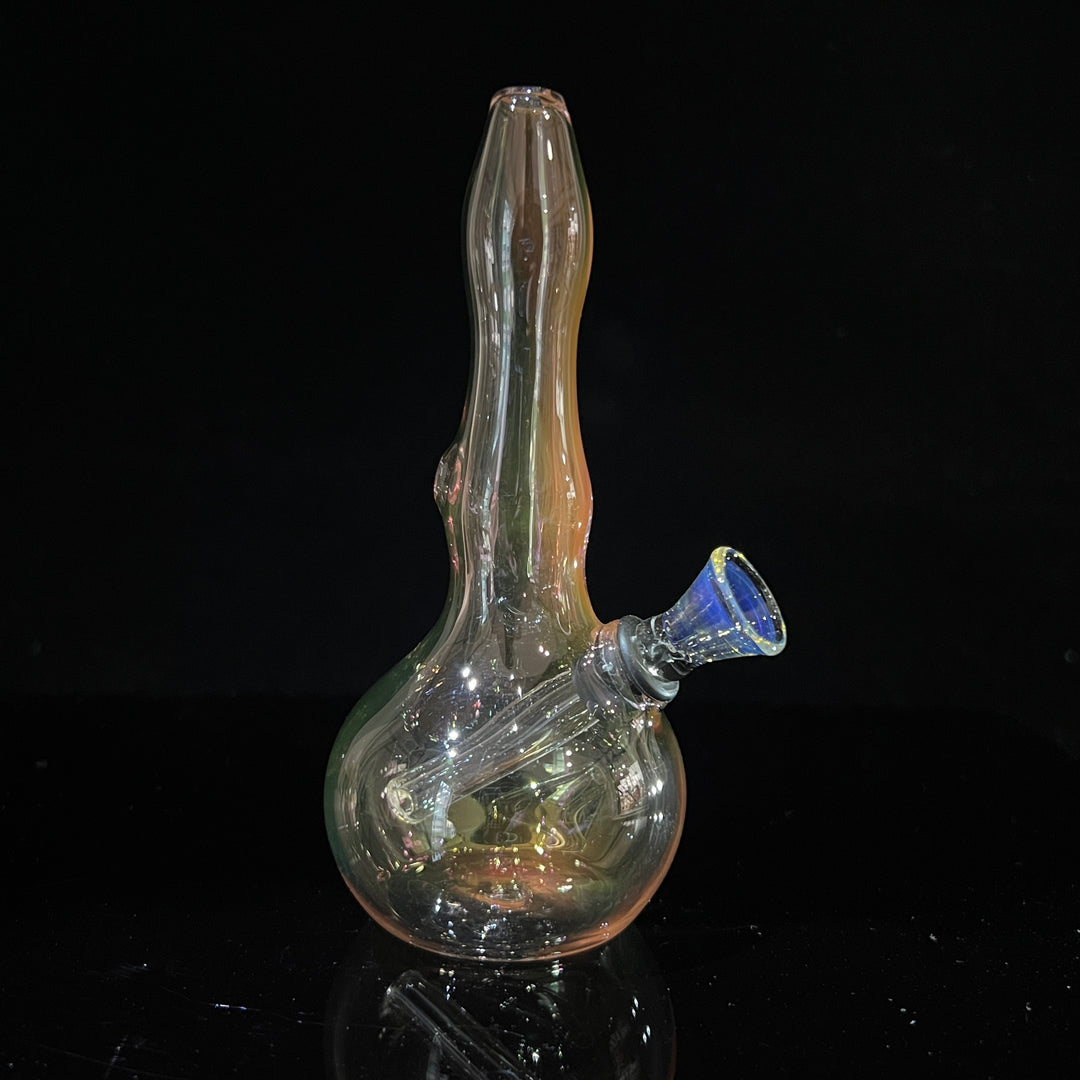 5" Gold Fumed Mini Bong Glass Pipe Mary Jane's Glass   