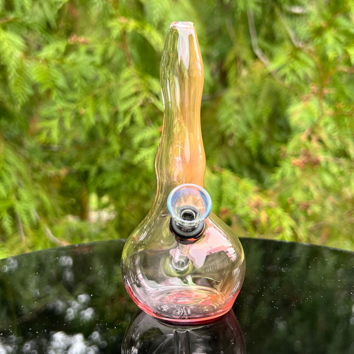 5" Gold Fumed Mini Bong Glass Pipe Mary Jane's Glass   