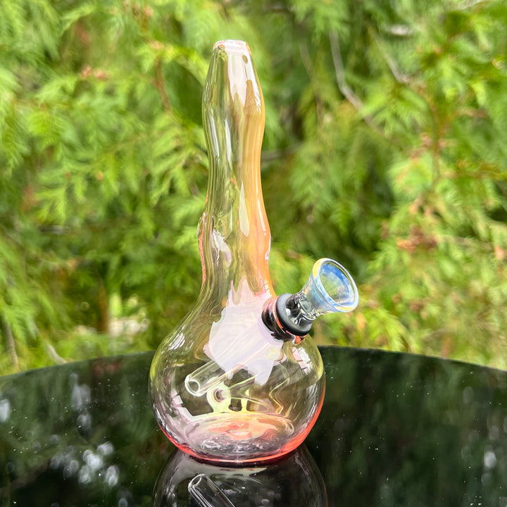 5" Gold Fumed Mini Bong Glass Pipe Mary Jane's Glass   