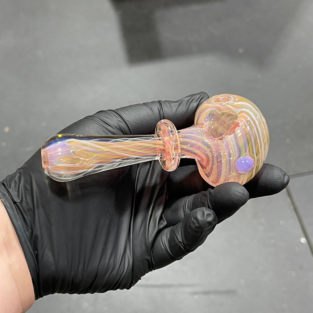 Thick Fumed Pipe + Ryot Headcase Combo Glass Pipe Chuck Glass