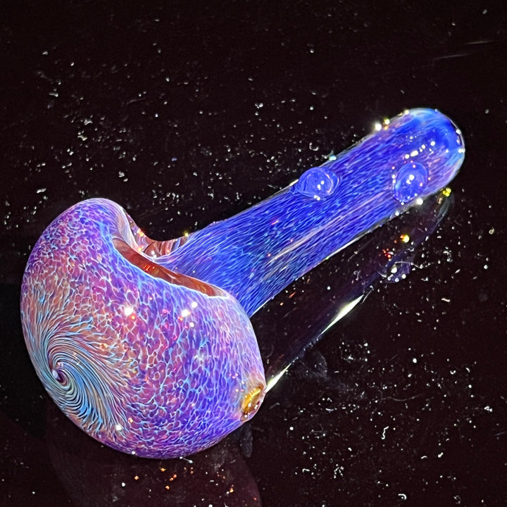 Thick Purple Pipe Glass Pipe Chuck Glass