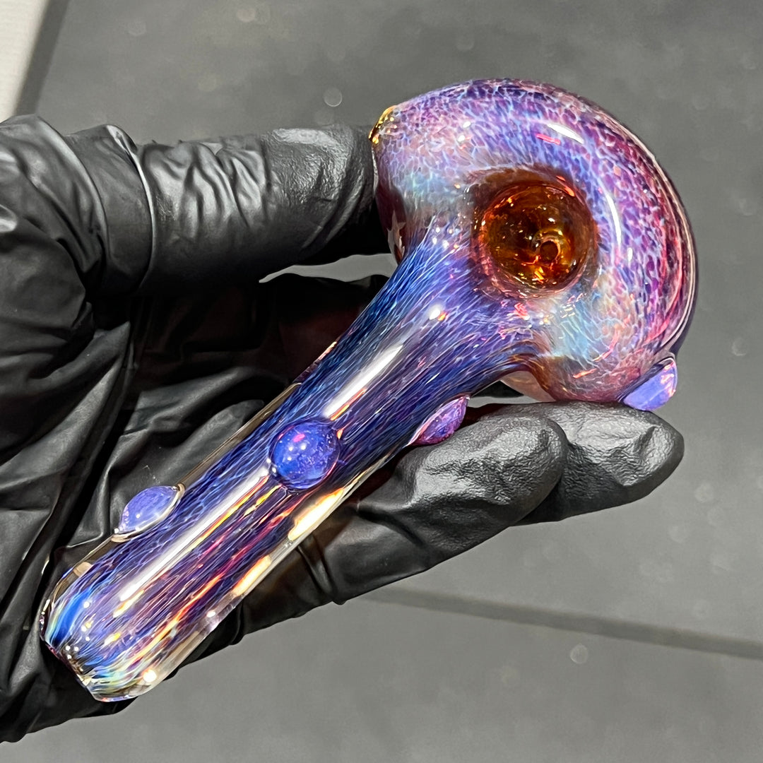 Thick Purple Pipe Glass Pipe Chuck Glass