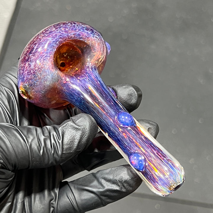 Thick Purple Pipe Glass Pipe Chuck Glass