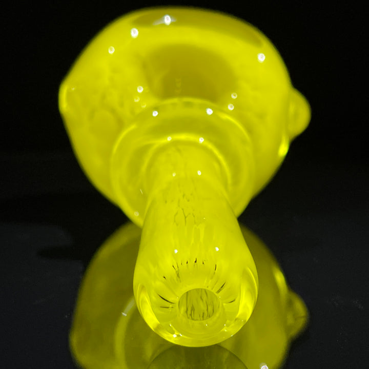 Thick Yellow Frit Pipe Glass Pipe Chuck Glass