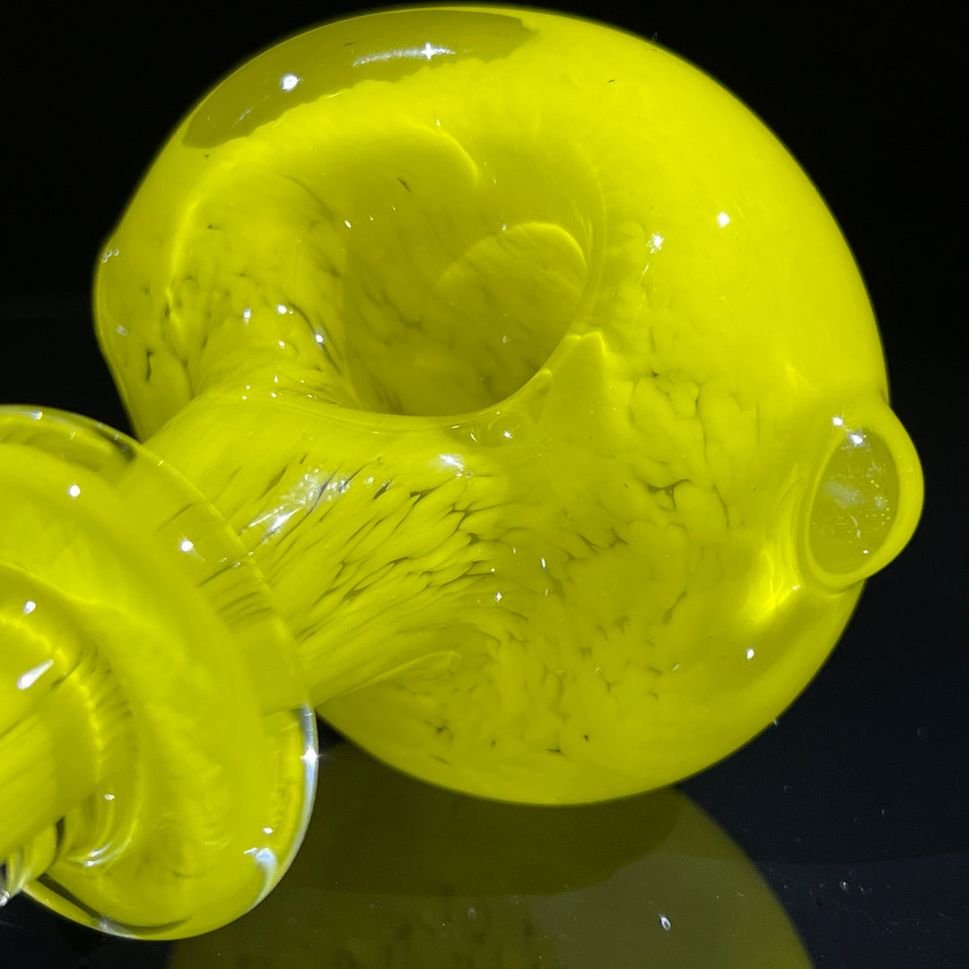 Thick Yellow Frit Pipe Glass Pipe Chuck Glass