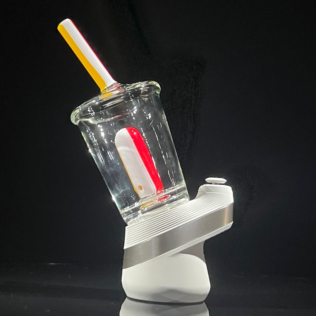 Puffco Peak Soda Cup Attachment Glass Pipe TG