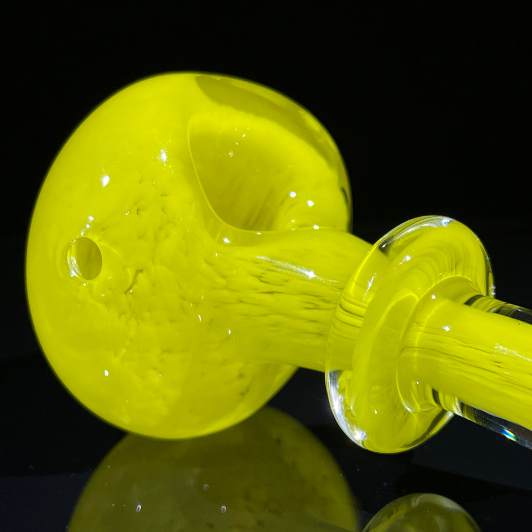 Thick Yellow Frit Pipe Glass Pipe Chuck Glass