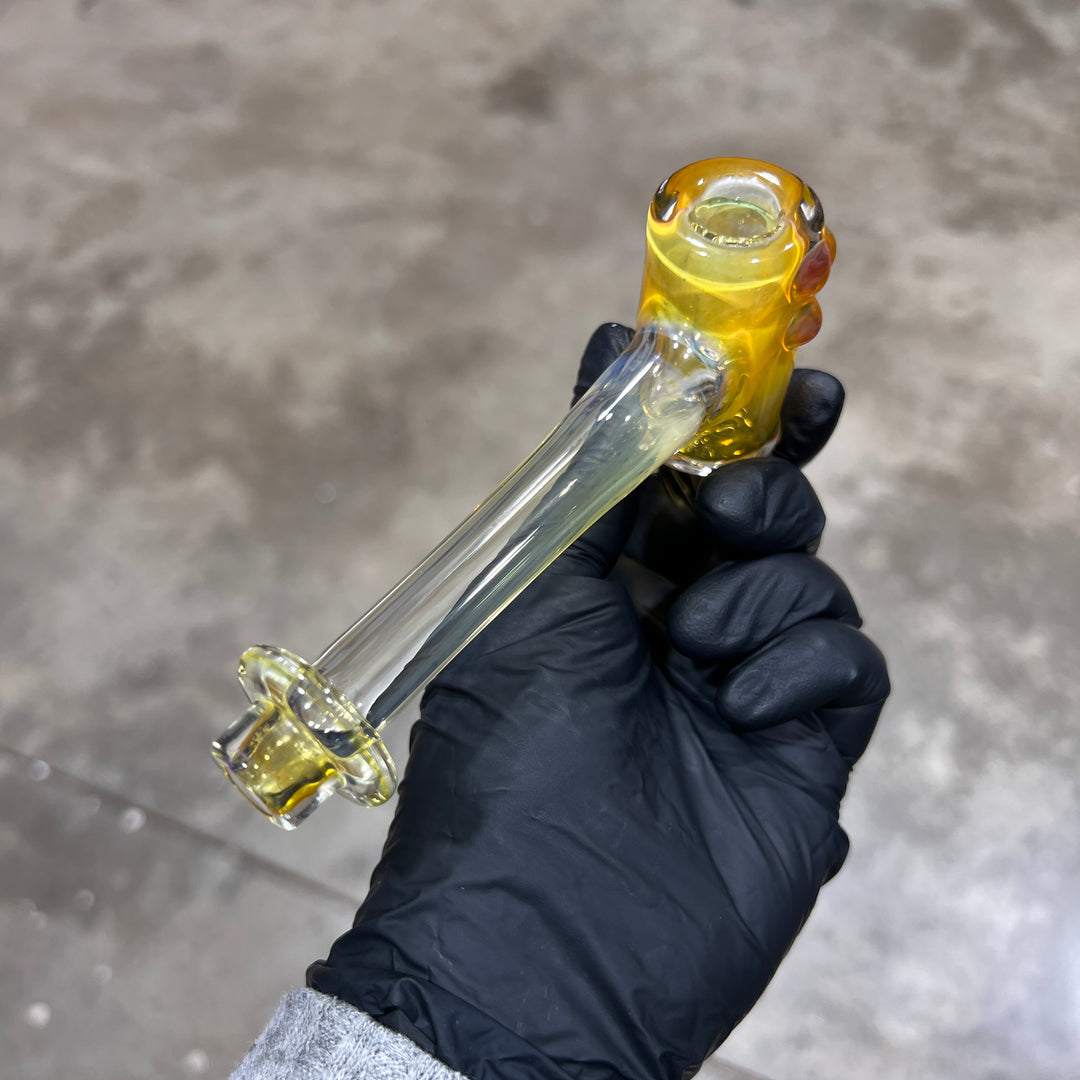 Silver Fumed Hash Hammer 7 Glass Pipe KOP Glass   