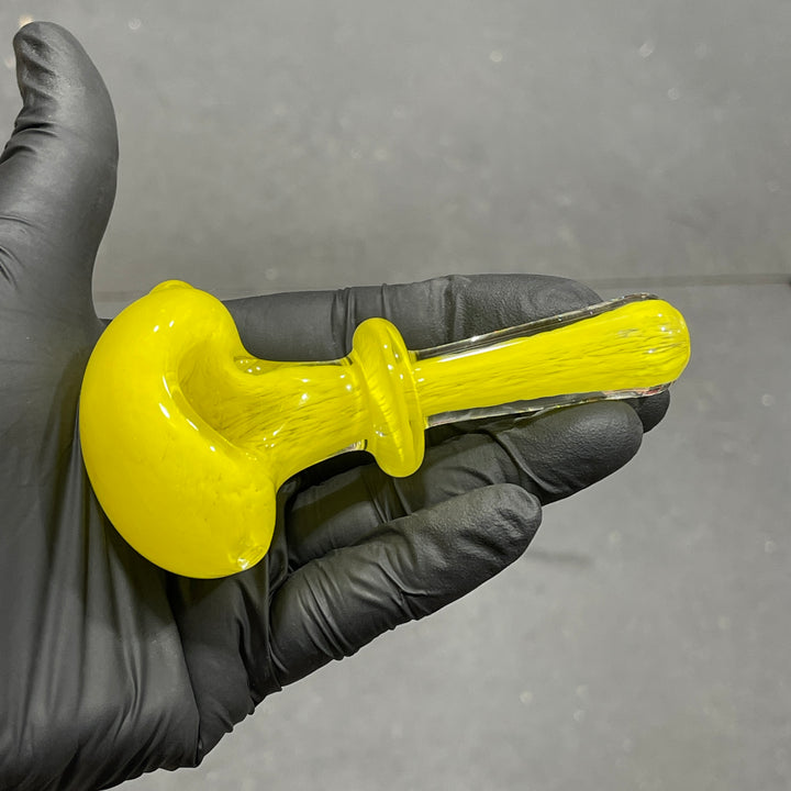 Thick Yellow Frit Pipe Glass Pipe Chuck Glass