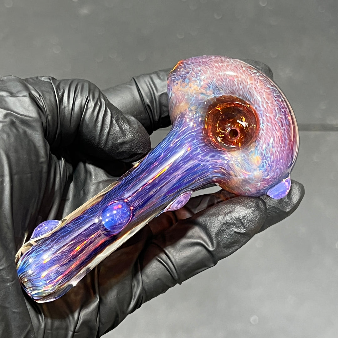 Thick Purple Pipe Glass Pipe Chuck Glass