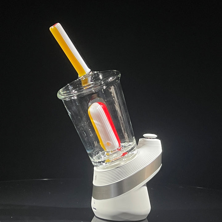 Puffco Peak Soda Cup Attachment Glass Pipe TG