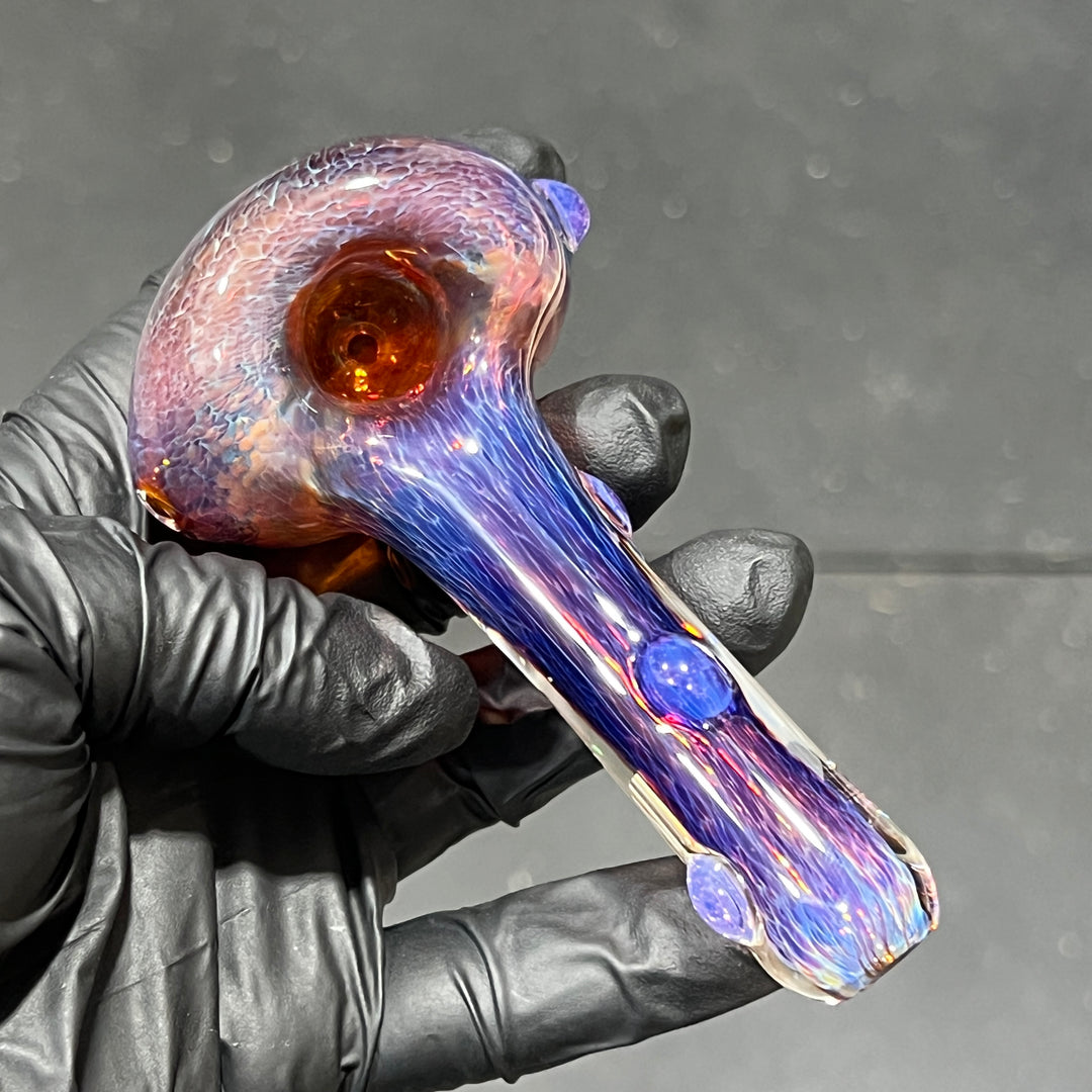 Thick Purple Pipe Glass Pipe Chuck Glass