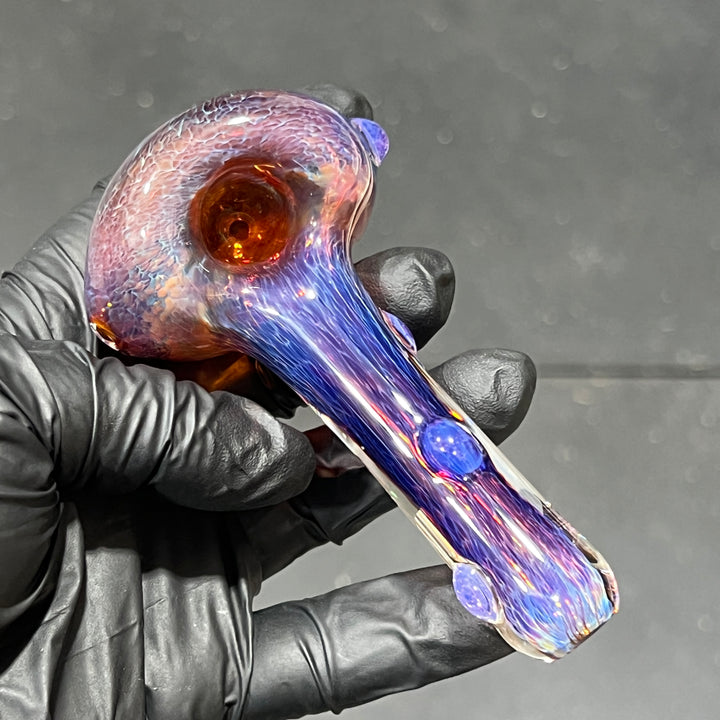 Thick Purple Pipe Glass Pipe Chuck Glass