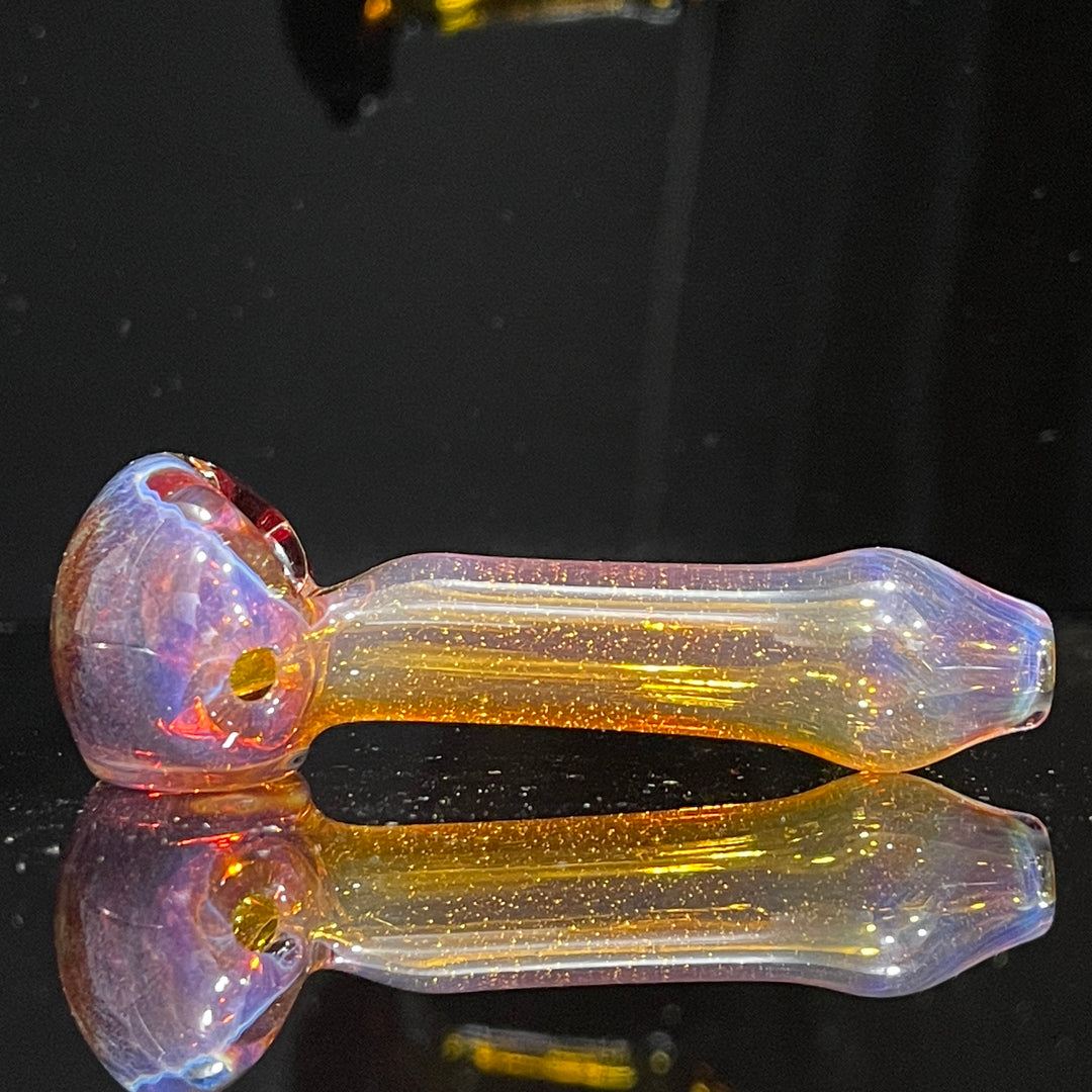 Frit Pocket Spoon Glass Pipe T-Bag Glass   