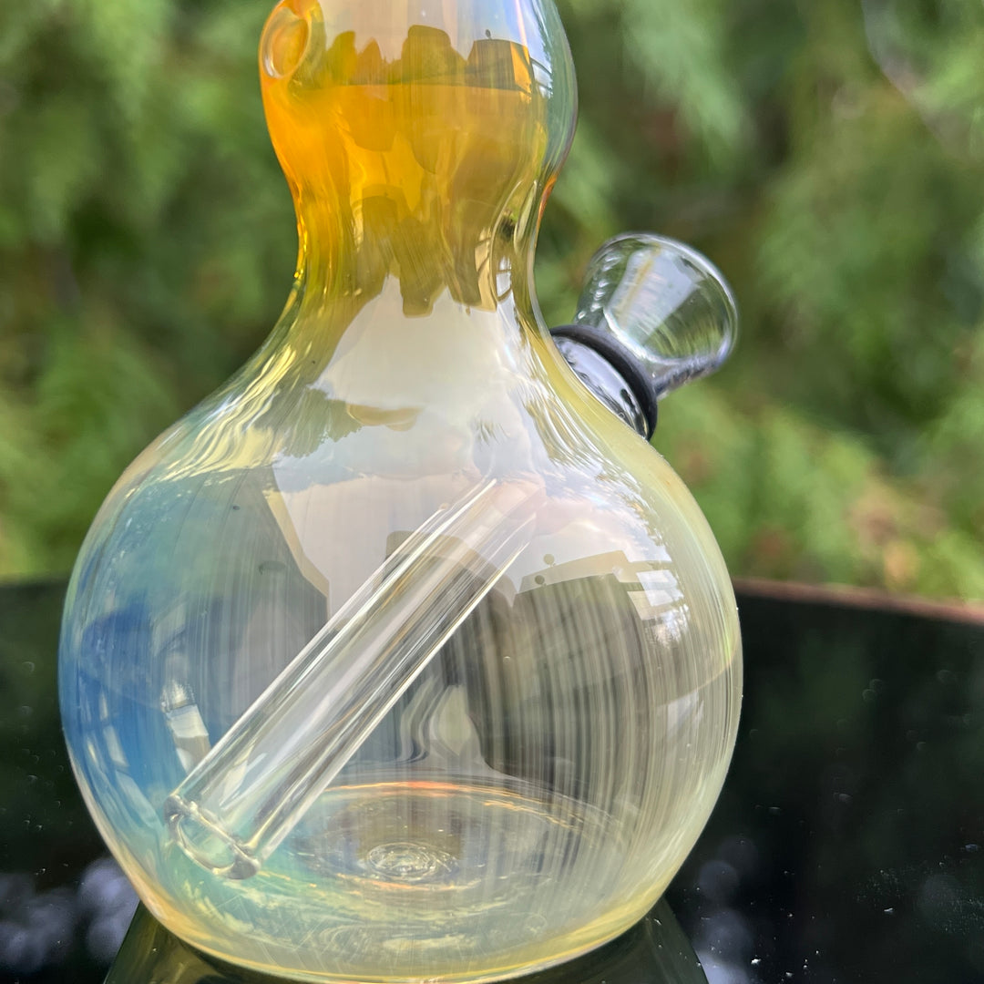 5" Silver Fumed Mini Bong Glass Pipe Mary Jane's Glass   