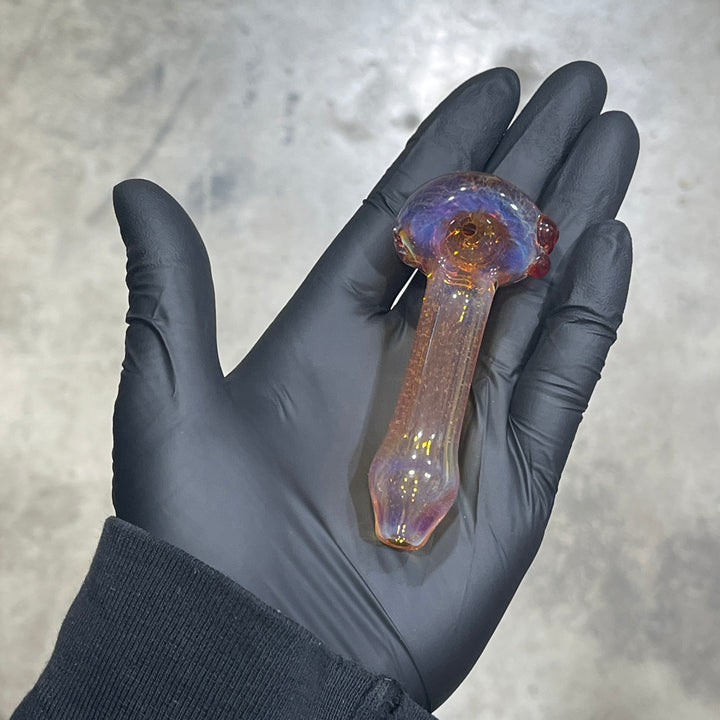 Frit Pocket Spoon Glass Pipe T-Bag Glass   