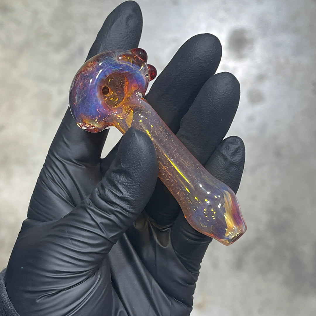 Frit Pocket Spoon Glass Pipe T-Bag Glass   