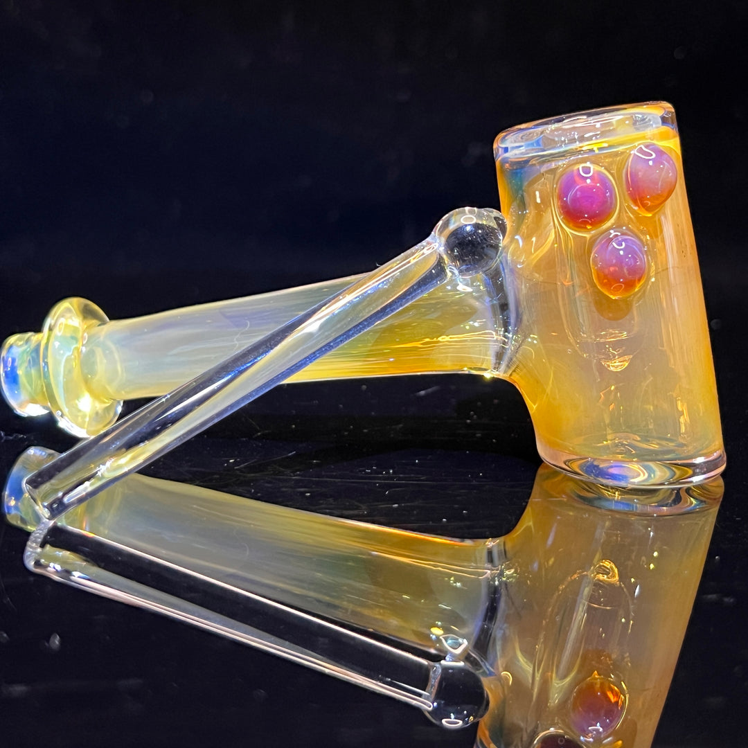 Silver Fumed Hash Hammer 8 Glass Pipe KOP Glass   