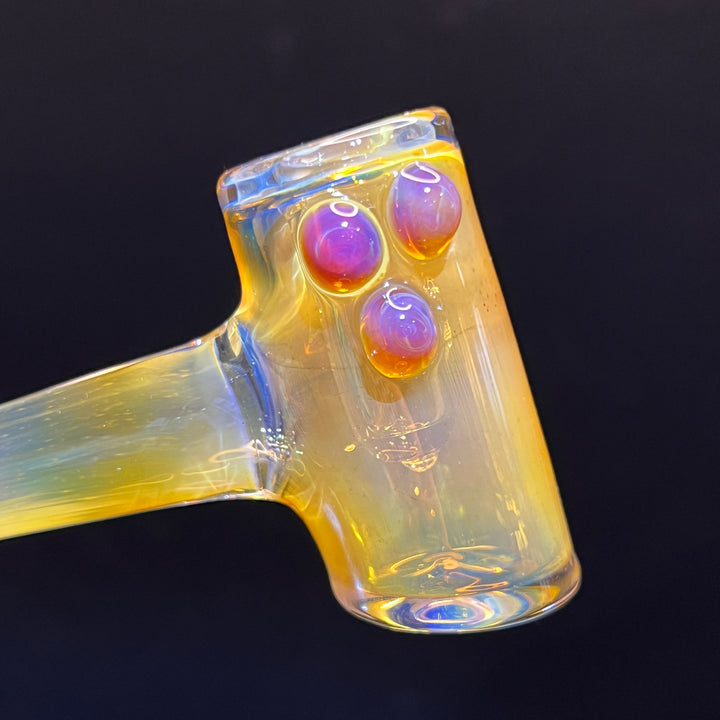 Silver Fumed Hash Hammer 8 Glass Pipe KOP Glass   