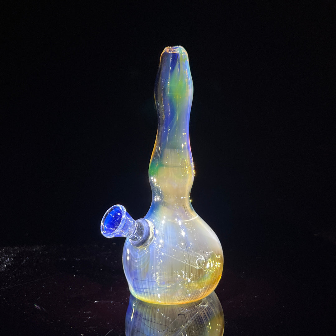 5" Silver Fumed Mini Bong Glass Pipe Mary Jane's Glass   